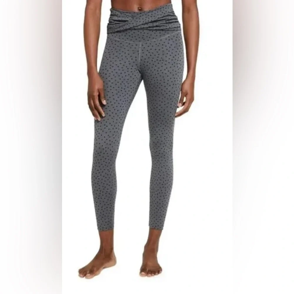Nike yoga dri-fit polka dot leggings